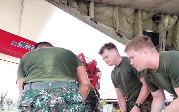 Marines Conduct Relief Efforts in Wake of Typhoon Egay