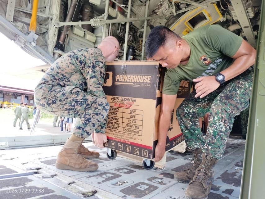 Marines Conduct Relief Efforts in Wake of Typhoon Egay