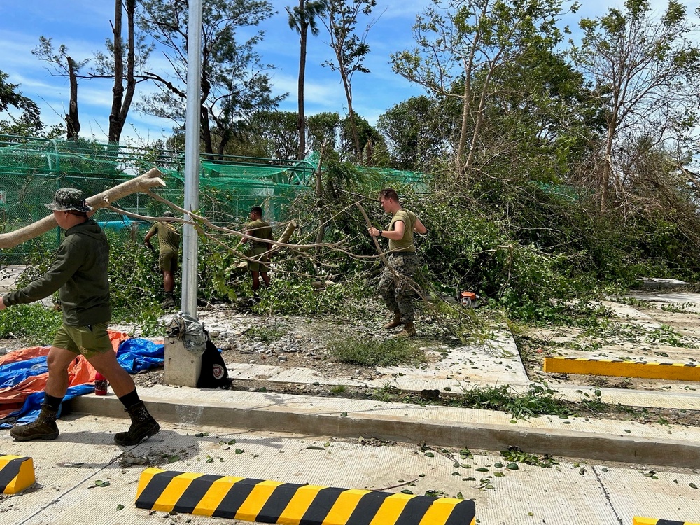 Marines Conduct Relief Efforts in Wake of Typhoon Egay