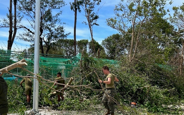 Marines Conduct Relief Efforts in Wake of Typhoon Egay