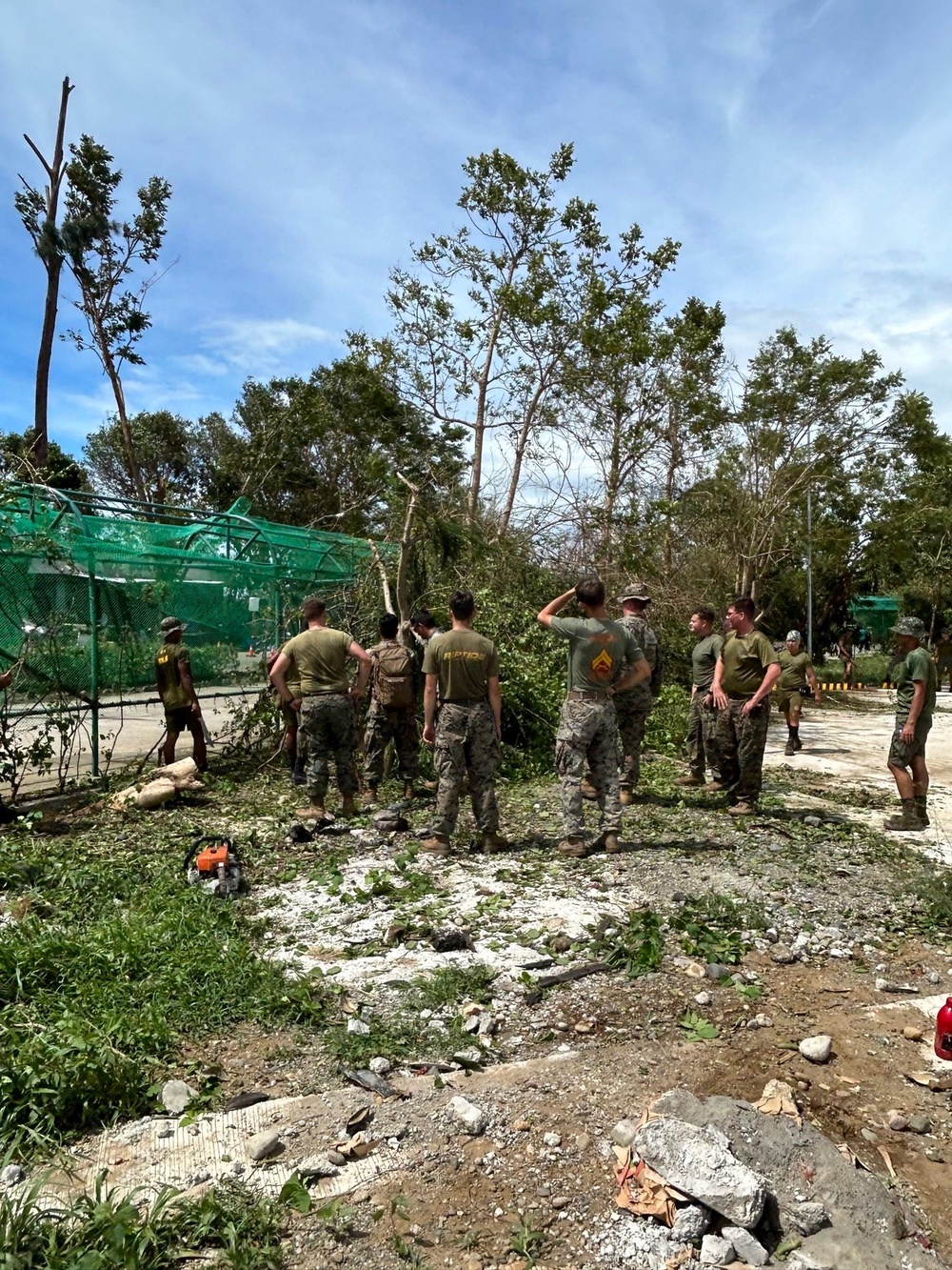 Marines Conduct Relief Efforts in Wake of Typhoon Egay