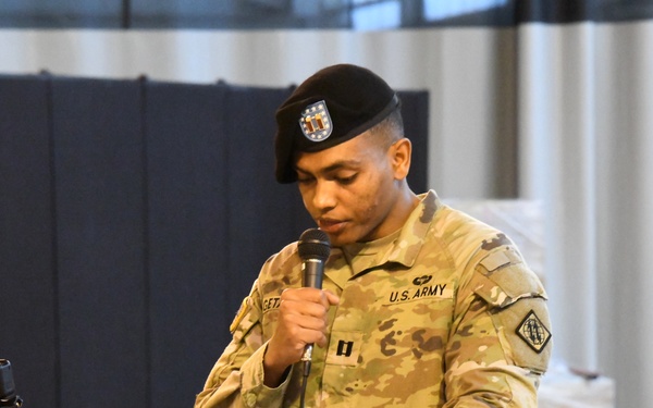 39th Strategic Signal Battalion HHD Assumption of Responsibility, CAC Bldg, Chievres Air Base, Belgium, July 27, 2023