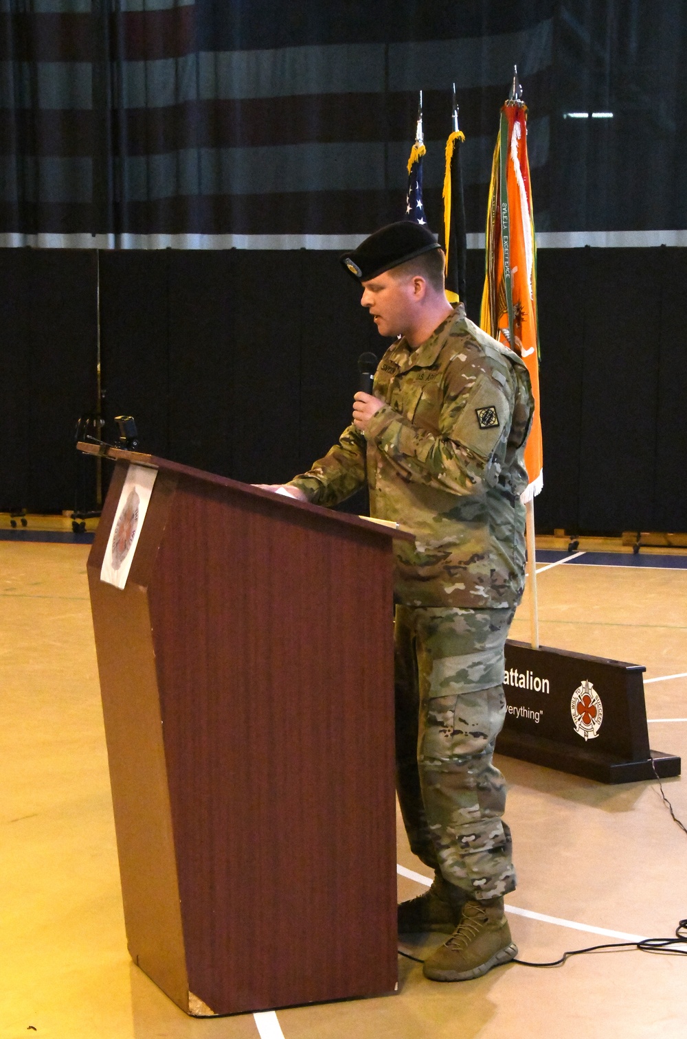 39th Strategic Signal Battalion HHD Assumption of Responsibility, CAC Bldg, Chievres Air Base, Belgium, July 27, 2023