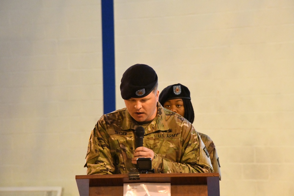 39th Strategic Signal Battalion HHD Assumption of Responsibility, CAC Bldg, Chievres Air Base, Belgium, July 27, 2023