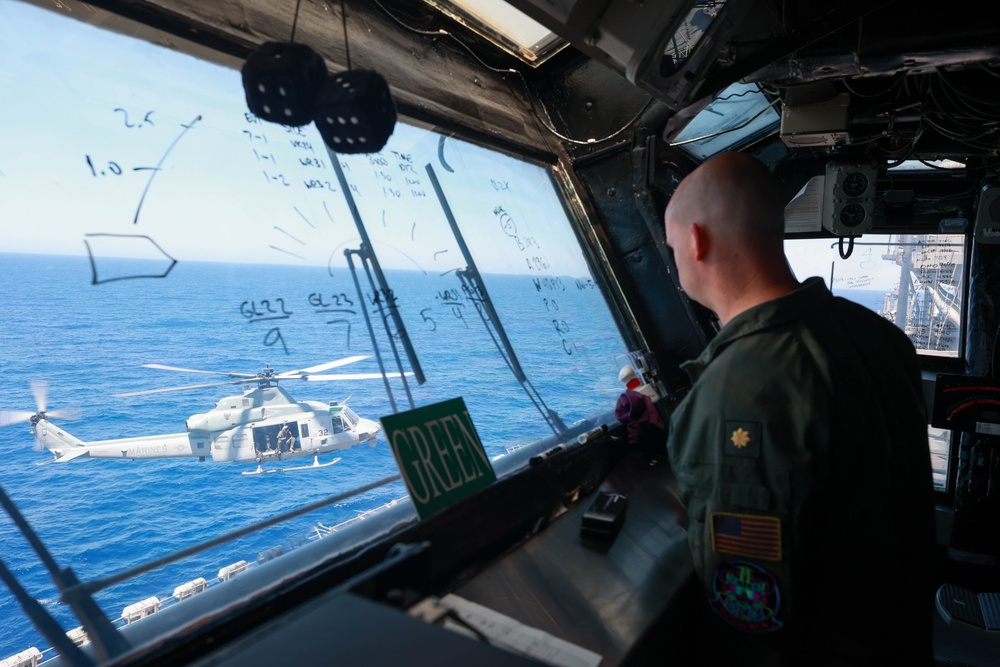 USS Bataan Flight Quarters from Prifly