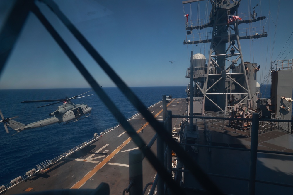 USS Bataan Flight Quarters from Prifly