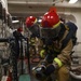 Sailors Practice  Fire Fighting