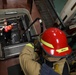 Sailors Practice  Fire Fighting