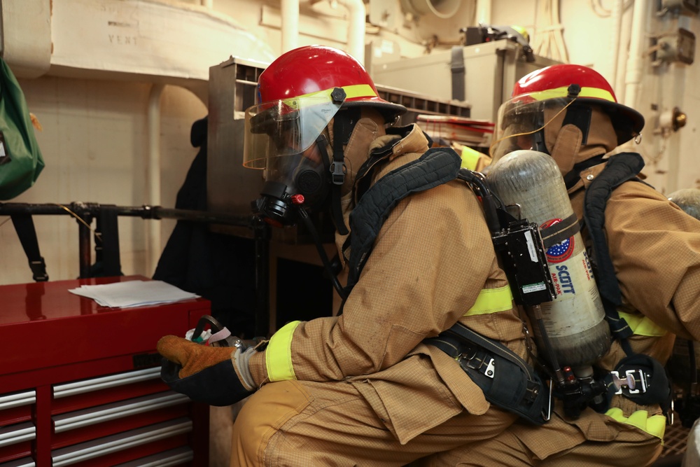 Sailors Practice  Fire Fighting Sailors Practice  Fire Fighting