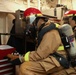 Sailors Practice  Fire Fighting