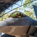 199th Air Expeditionary Squadron F-22 arrives at Tindal