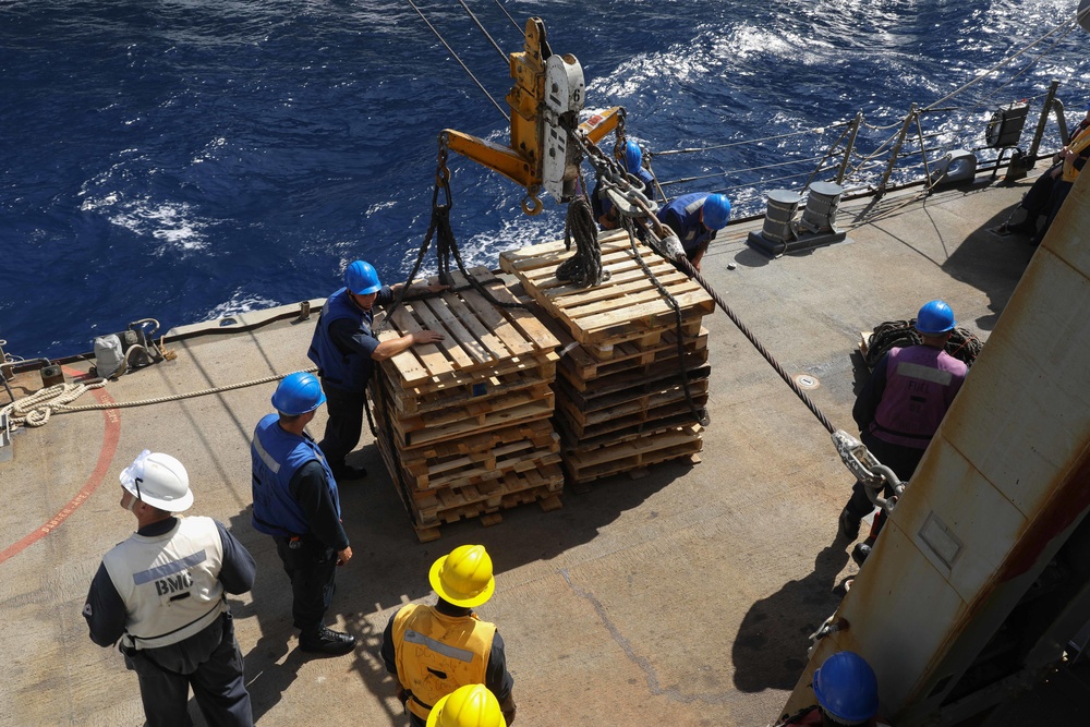 Sailors Prepare Palettes