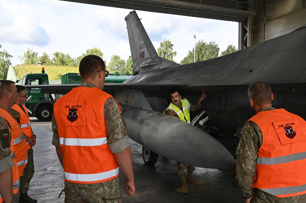 435th AGOW Air Advisors build partnerships through Lithuanian fuels event