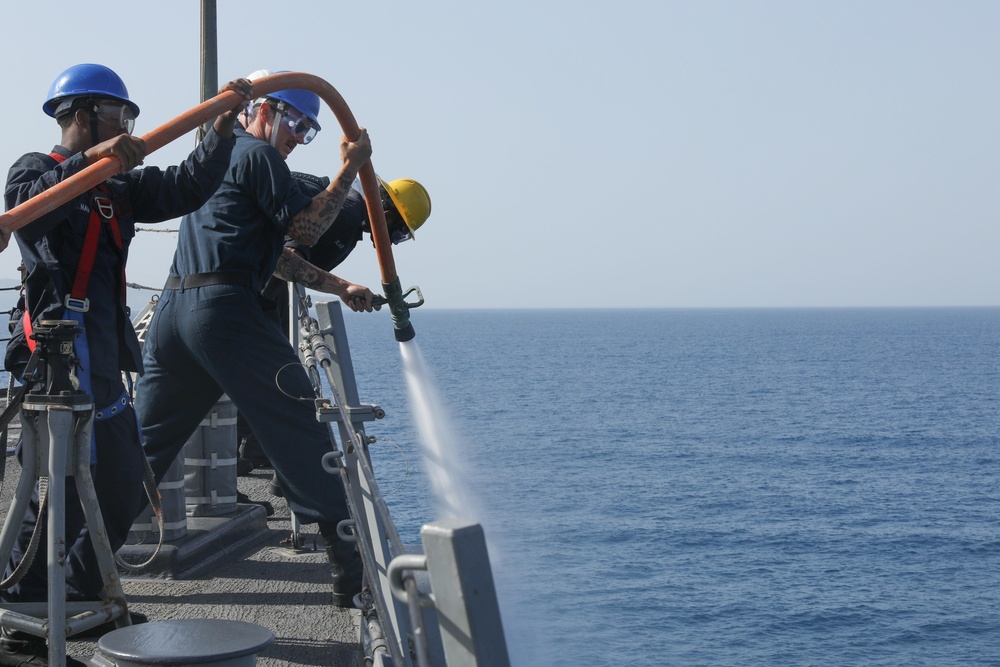 Ramage Sailors Clean Anchor