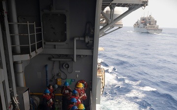 Bataan Conducts a Replenishment at Sea