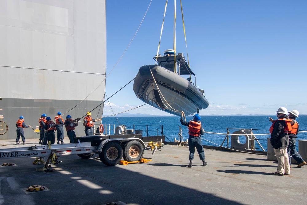 USS Miguel Keith Conducts Boat Operations