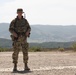Hungarian soldiers practice firing at pistol range