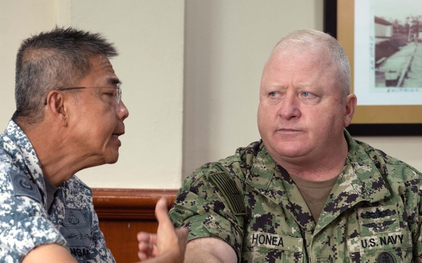MCPON Honea Visits 7th Fleet