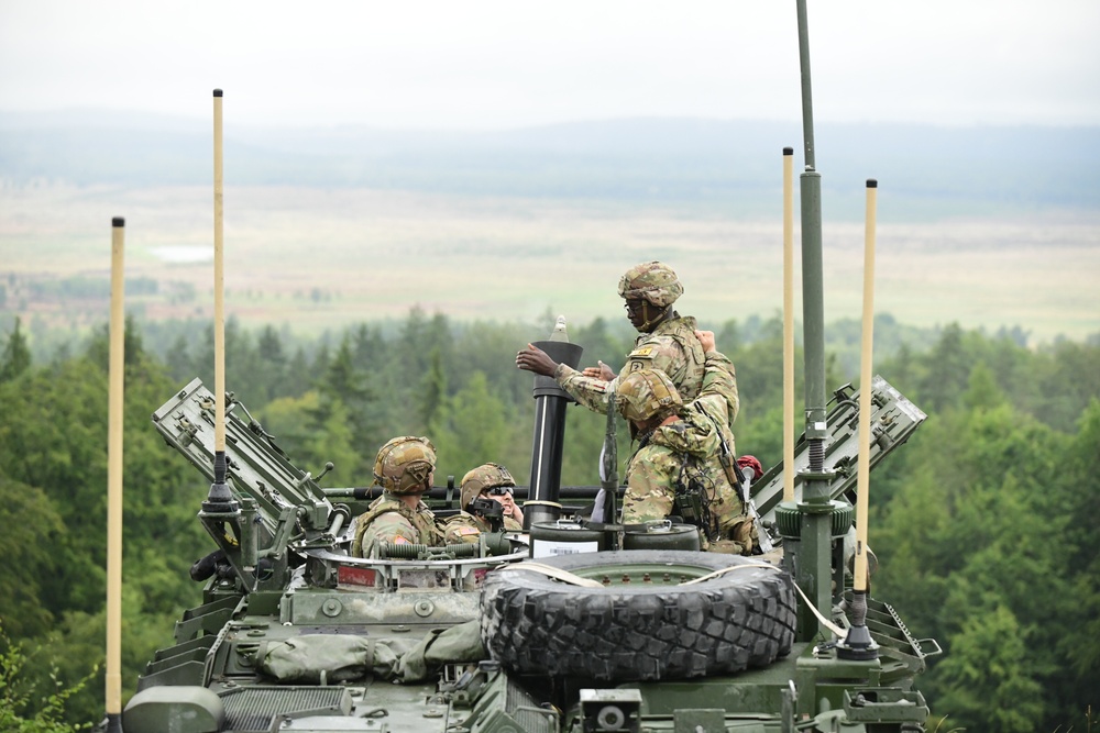 USAREUR-AF Best Squad Call For Fire Mortar Live Fire