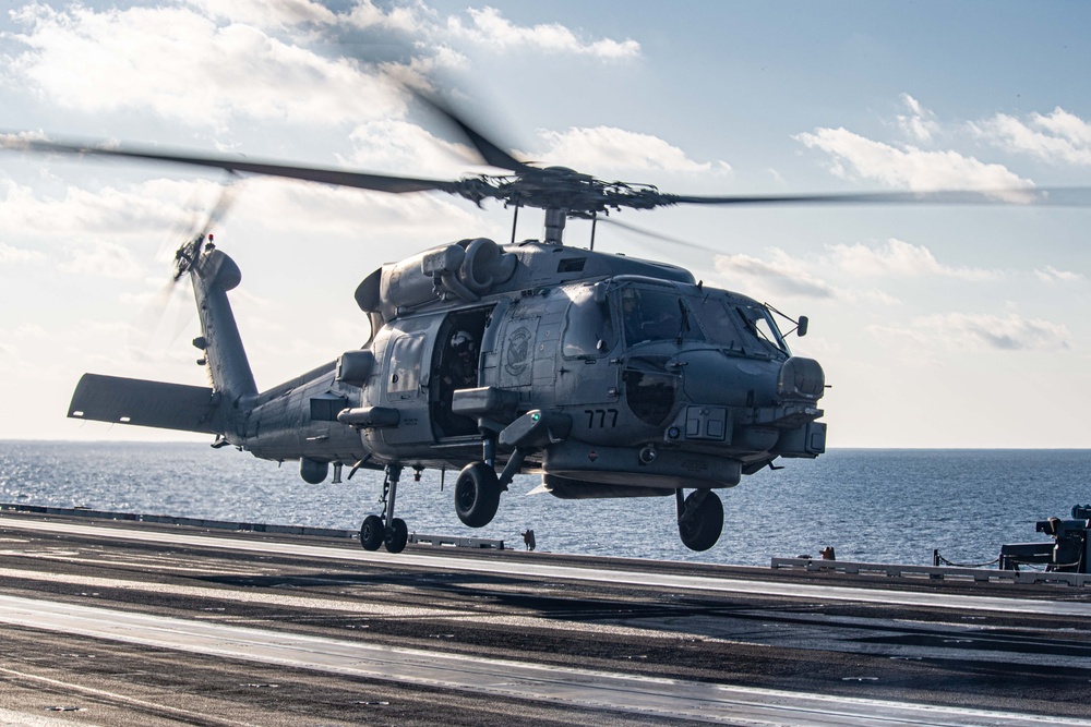 USS Ronald Reagan (CVN 76) conducts flight operations