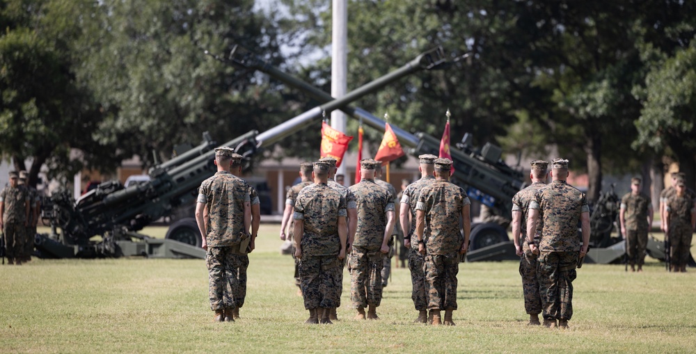 Fort Sill Marine Artillery Detachment welcomes new commander