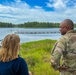 LTG Vereen visits Fort Liberty and the Floating Solar Micro-Grid