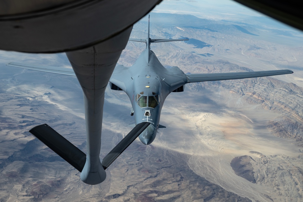 Red Flag-Nellis 23-3 Aerial Refueling F-35 and B-1