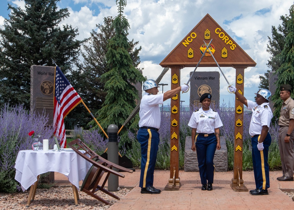 NCO Induction Ceremony, Manhart Field, Fort Carson, Colorado, 4th Infantry Division