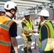 Capt. Atiim Senthill meets Kenneth Grunley at JADOC Phase Two construction site