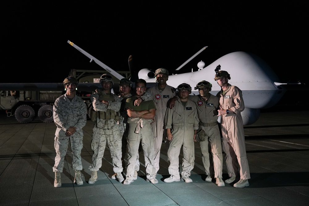 Air Force MQ-9A Reaper used in Marine Corps exercise