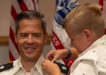 Army civilian operations planner promoted to lieutenant colonel in Army Reserve