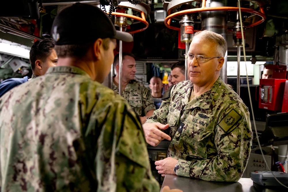 Rear Adm. Rick Seif Visits San Diego