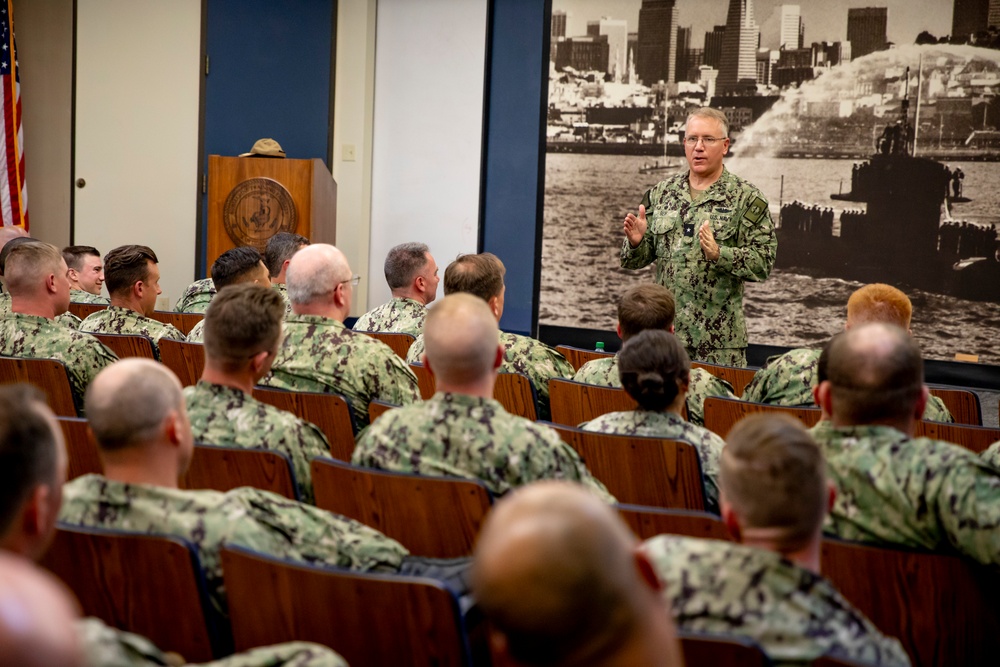 Rear Adm. Rick Seif Visits San Diego