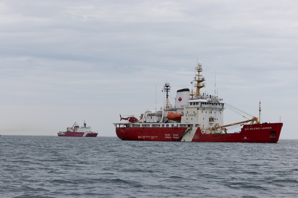 Coast Guard Cutter Healy conducts operations in Beaufort Sea