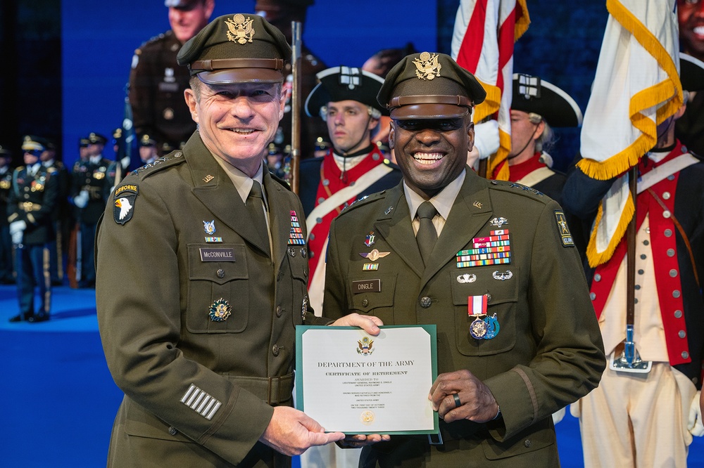 Lt. Gen. R. Scott Dingle retirement ceremony