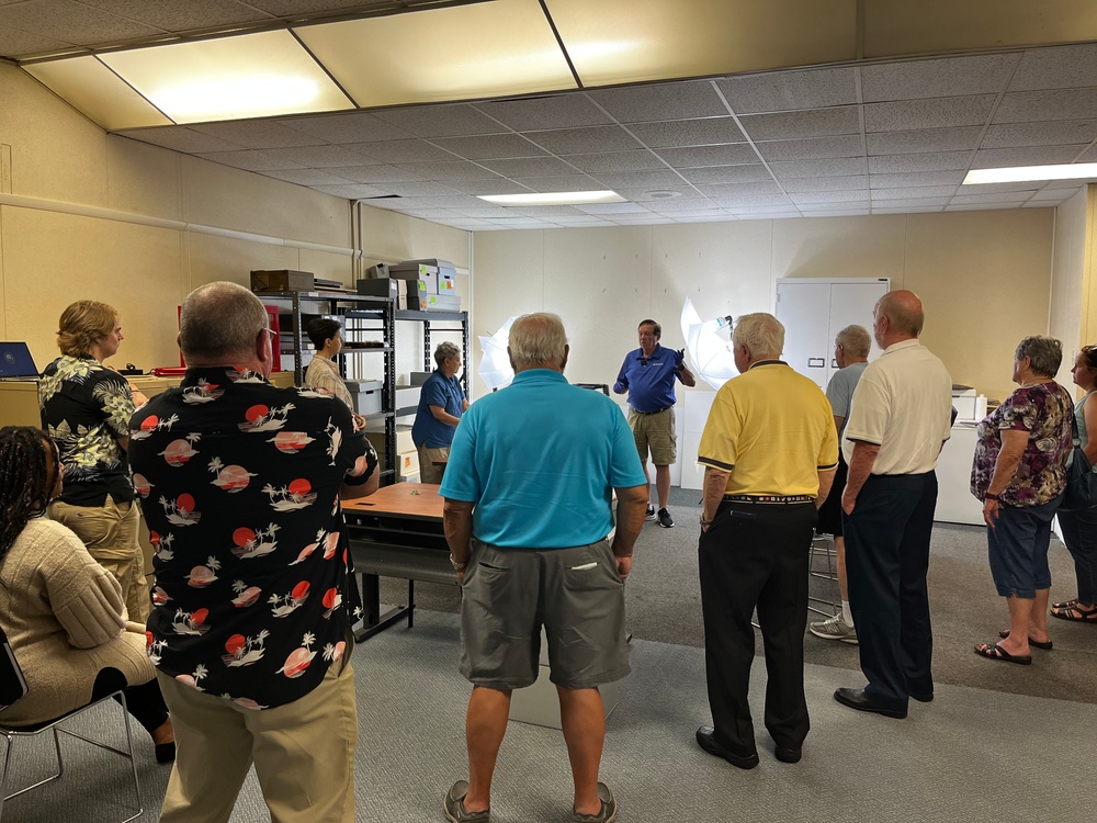 Textiles workshop at the Hampton Roads Naval Museum