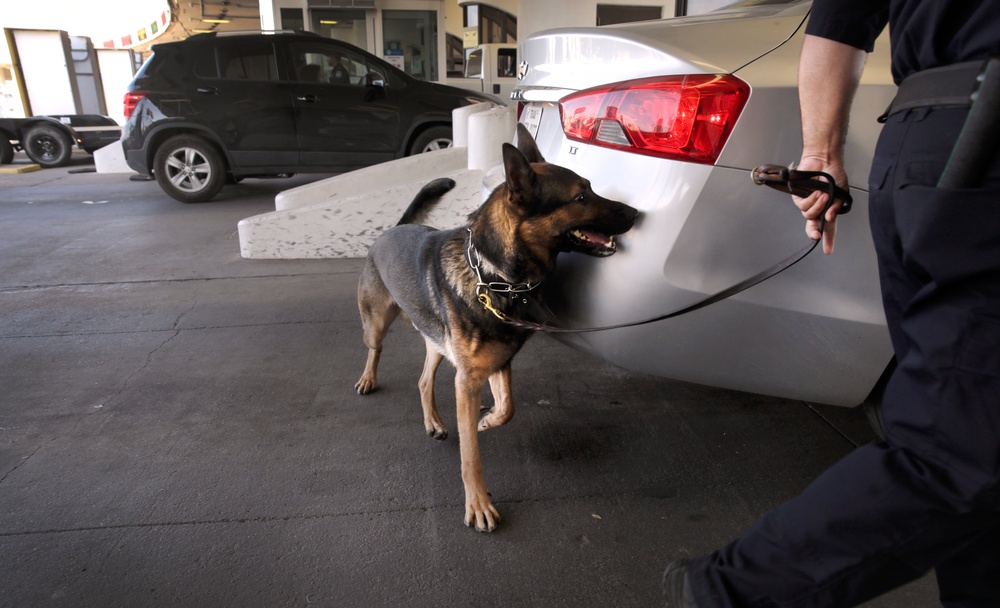 CBP officers conduct screening operations at Laredo POE