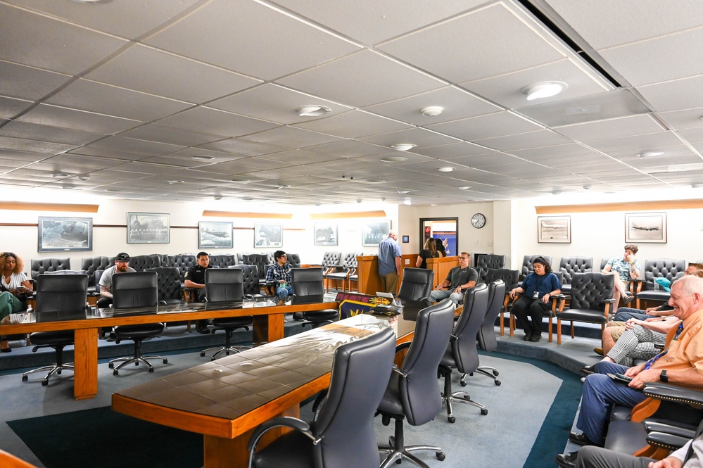 97 AMW welcomes newest civilian employees during the monthly onboarding session.