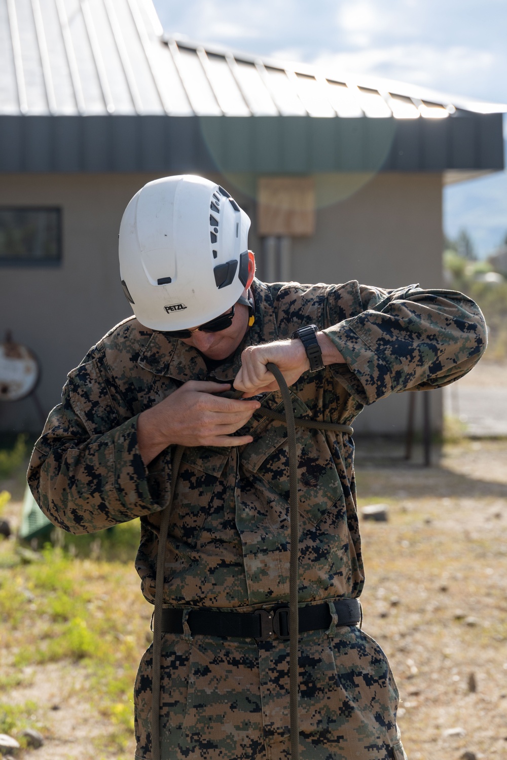 Mountain Medicine 1-23 conducts a sked test