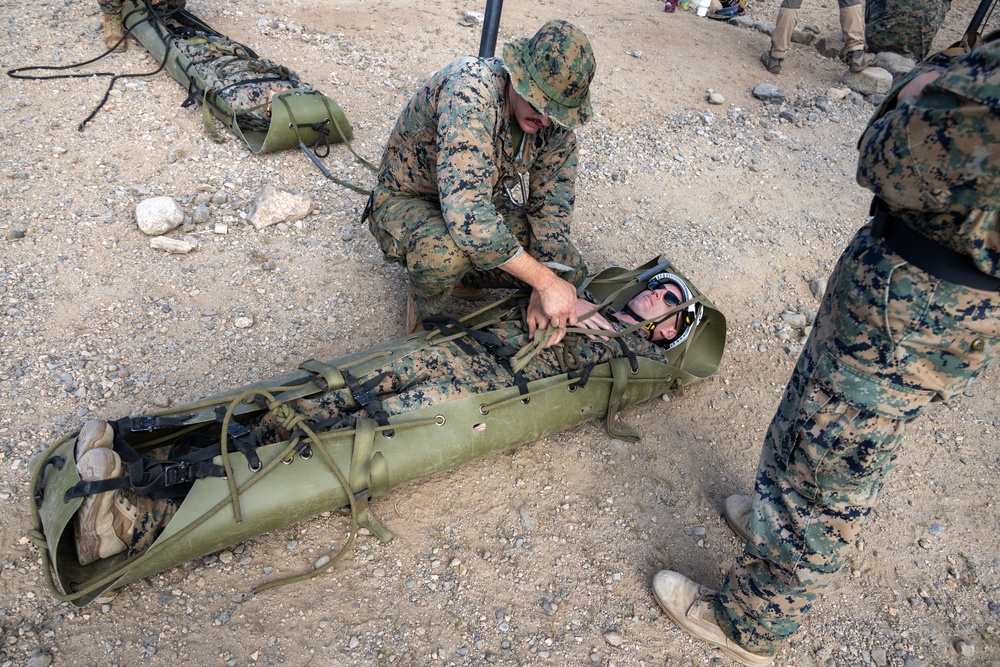 Mountain Medicine 1-23 conducts a sked test