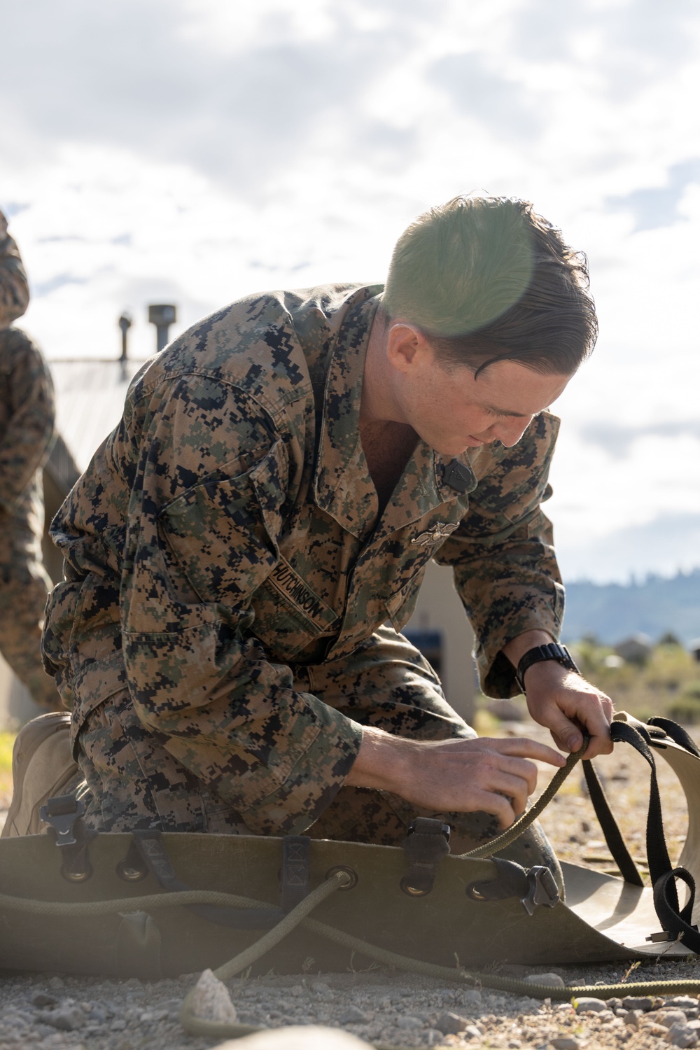 Mountain Medicine 1-23 conducts a sked test