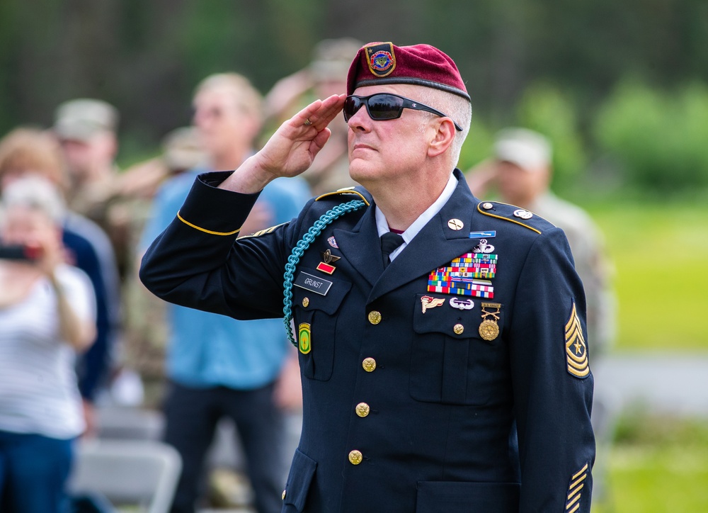 Command Sgt. Maj. Michael Grunst Retires