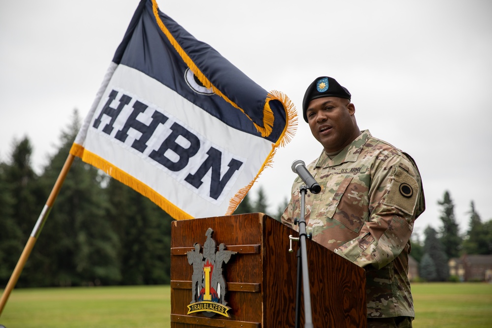 Signal Intelligence and Sustainment Company Change of Command Ceremony