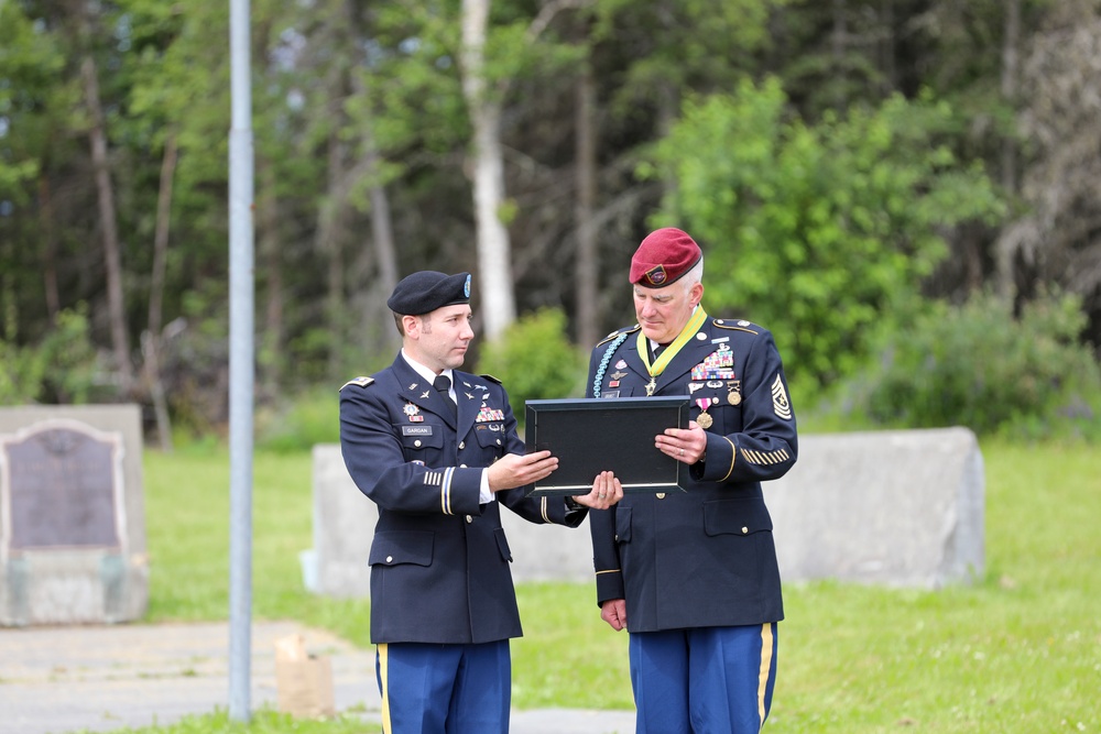 Command Sgt. Maj. Michael Grunst Retires