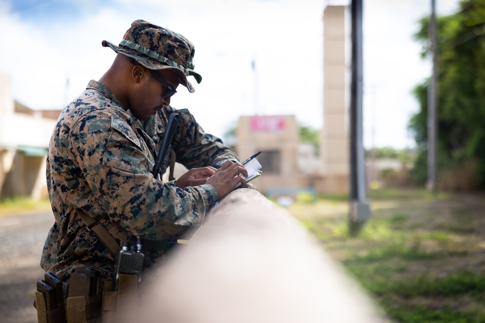 3d LLB conducts Land Navigation at MCTAB