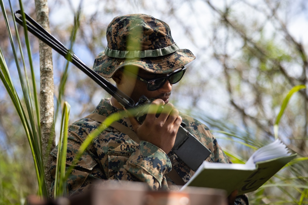 3d LLB conducts Land Navigation at MCTAB