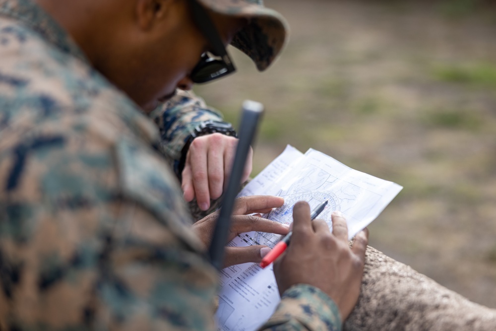 3d LLB conducts Land Navigation at MCTAB