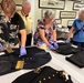 Textiles workshop at the Hampton Roads Naval Museum