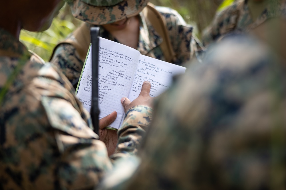 3d LLB conducts Land Navigation at MCTAB