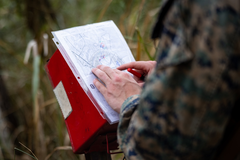 3d LLB conducts Land Navigation at MCTAB